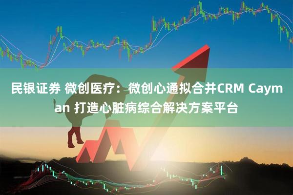 民银证券 微创医疗:微创心通拟合并CRM Cayman 打造心脏病综合解决方案平台