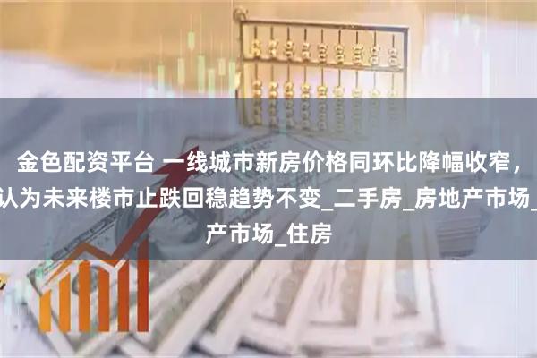 金色配资平台 一线城市新房价格同环比降幅收窄，专家认为未来楼市止跌回稳趋势不变_二手房_房地产市场_住房